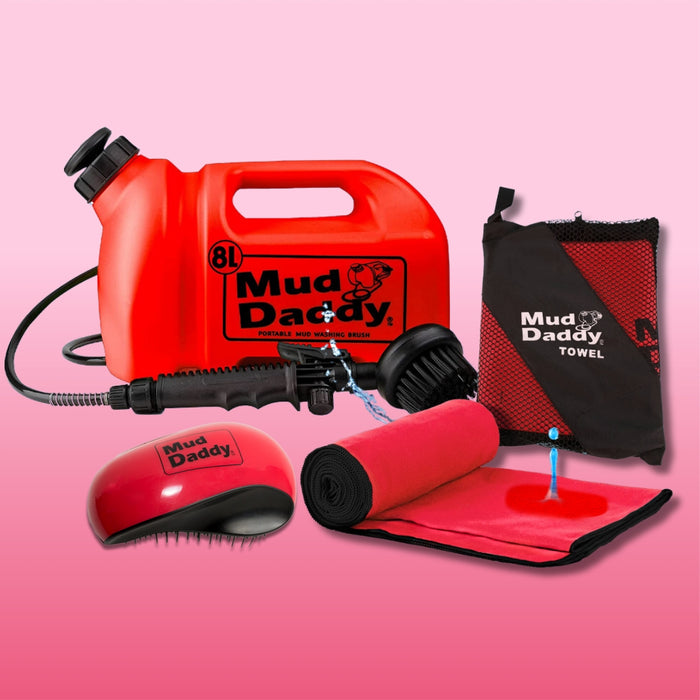 Mud Daddy® Dogs Best Friend 8L Bundle | Original | Portable Pet Washing Device | Muddy Walks
