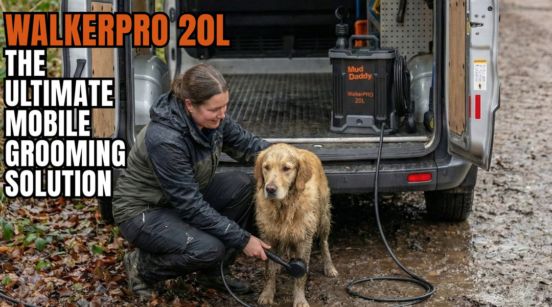 WalkerPRO® 20L Battery-Powered Dog Washer - The Ultimate Mobile Grooming Solution