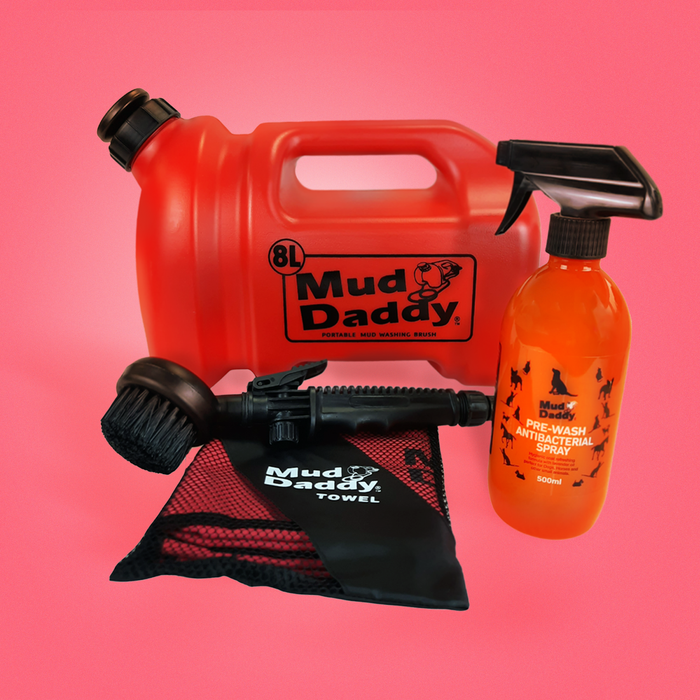 Mud Daddy® Hero 8L Bundle | Original | Portable Pet Washing Device | Muddy Walks | Grooming
