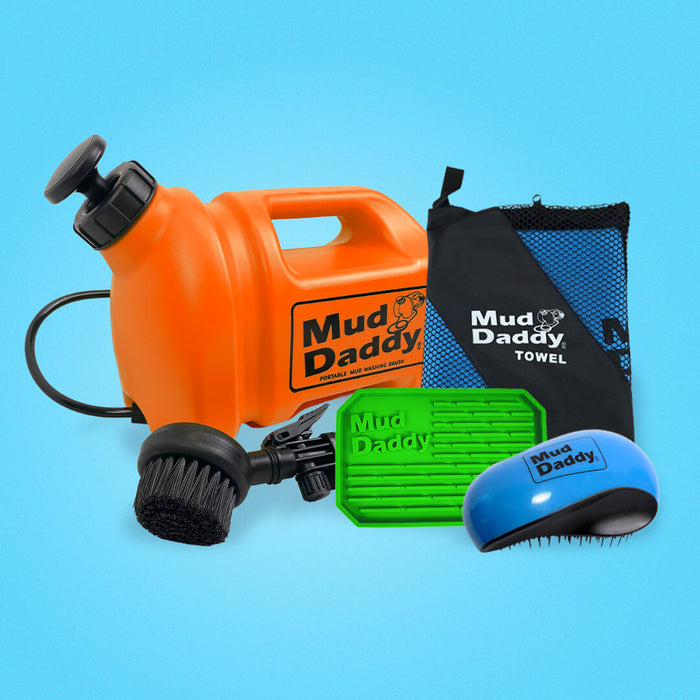 Mud Daddy® Beach Bundle | Original | Portable Pet Washing Device | Muddy Walks | Pet Cleaning