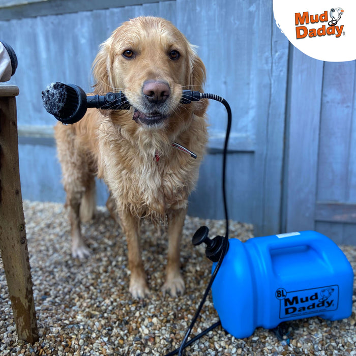 Mud Daddy® 8L | Original | Portable Pet Washing Device | Muddy Walks | Pet Cleaning | 8 Litre