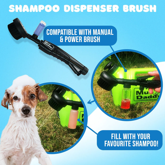 Soft Brush Set with Shampoo Dispenser