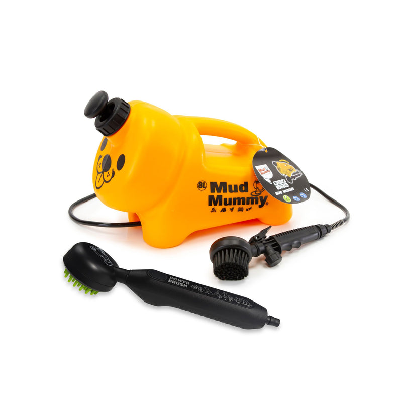 Mud Mummy® 8L Hybrid Dog Washer – Manual & Battery Brush