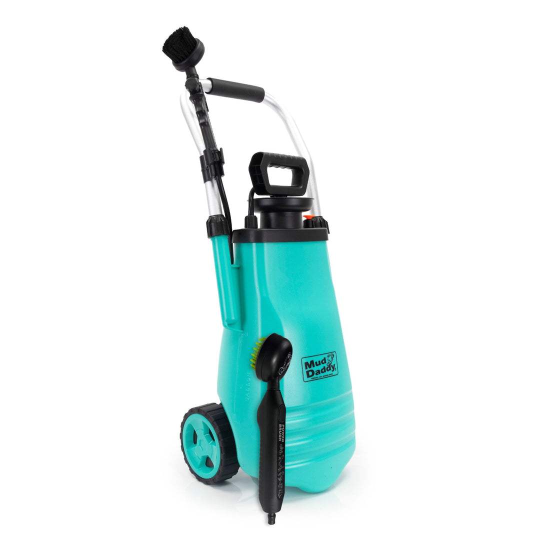 Mud Daddy® 12L Hybrid Dog Washer – Manual & Battery Brush for Large Dogs