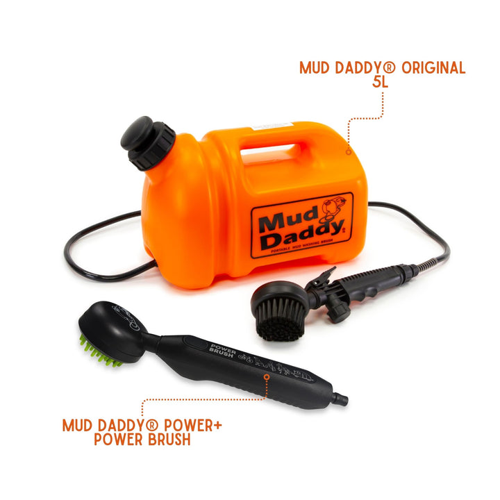Mud Daddy® 5L Hybrid Dog Washer – Manual & Battery Brush