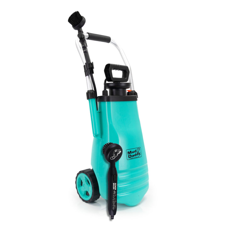 Mud Daddy® 12L Hybrid Dog Washer – Manual & Battery Brush for Large Dogs