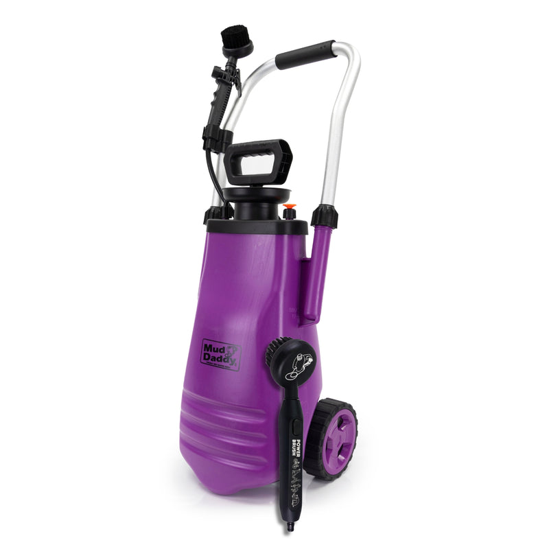 Mud Daddy® 12L Hybrid Dog Washer – Manual & Battery Brush for Large Dogs