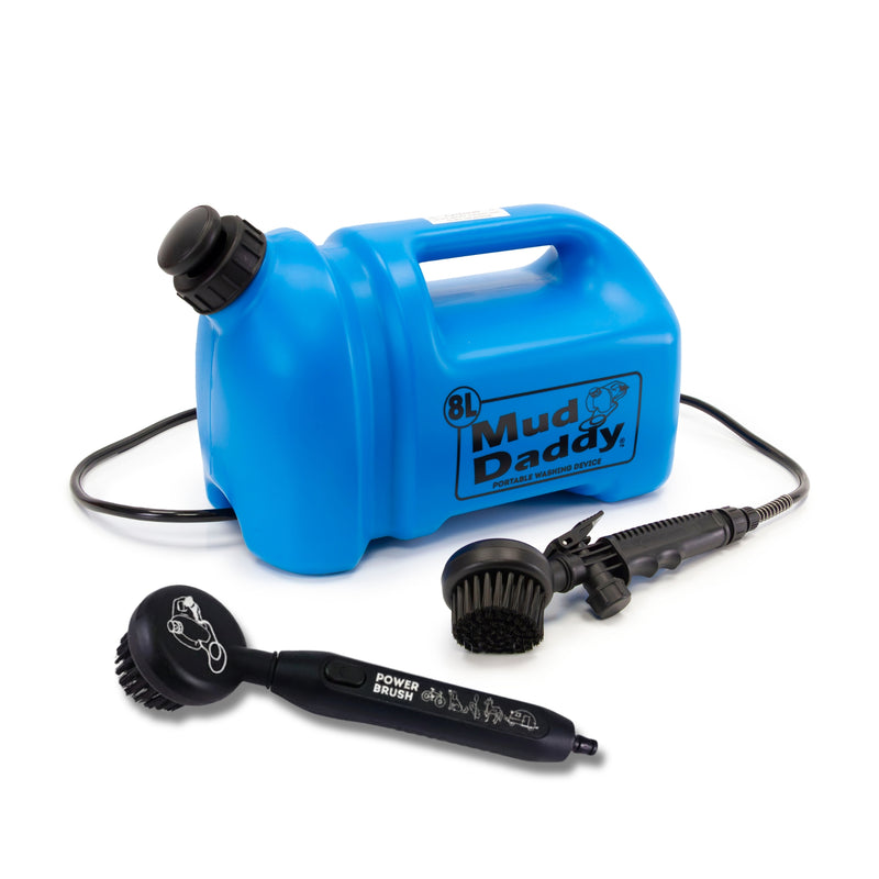 Mud Daddy® 8L Hybrid Dog Washer – Manual & Battery Brush