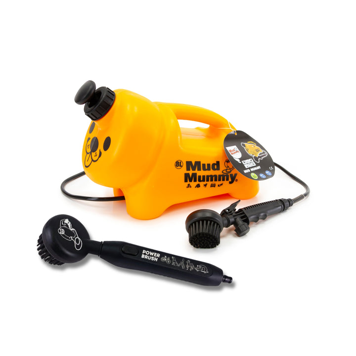 Mud Mummy® 8L Hybrid Dog Washer – Manual & Battery Brush