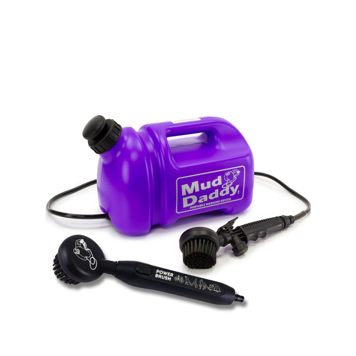 Mud Daddy® 5L Hybrid Dog Washer – Manual & Battery Brush