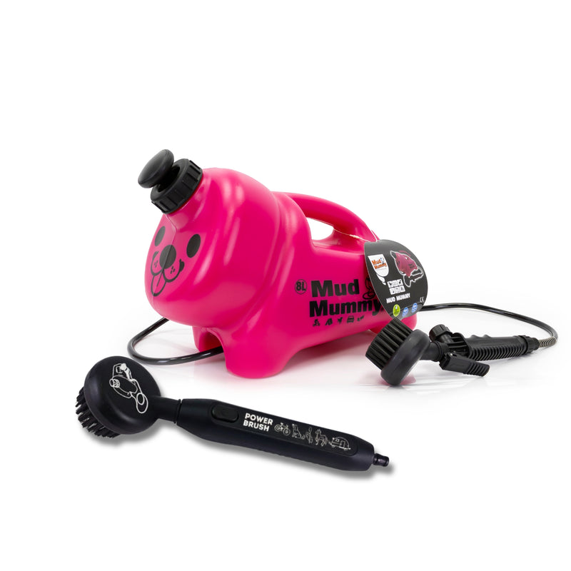 Mud Mummy® 8L Hybrid Dog Washer – Manual & Battery Brush