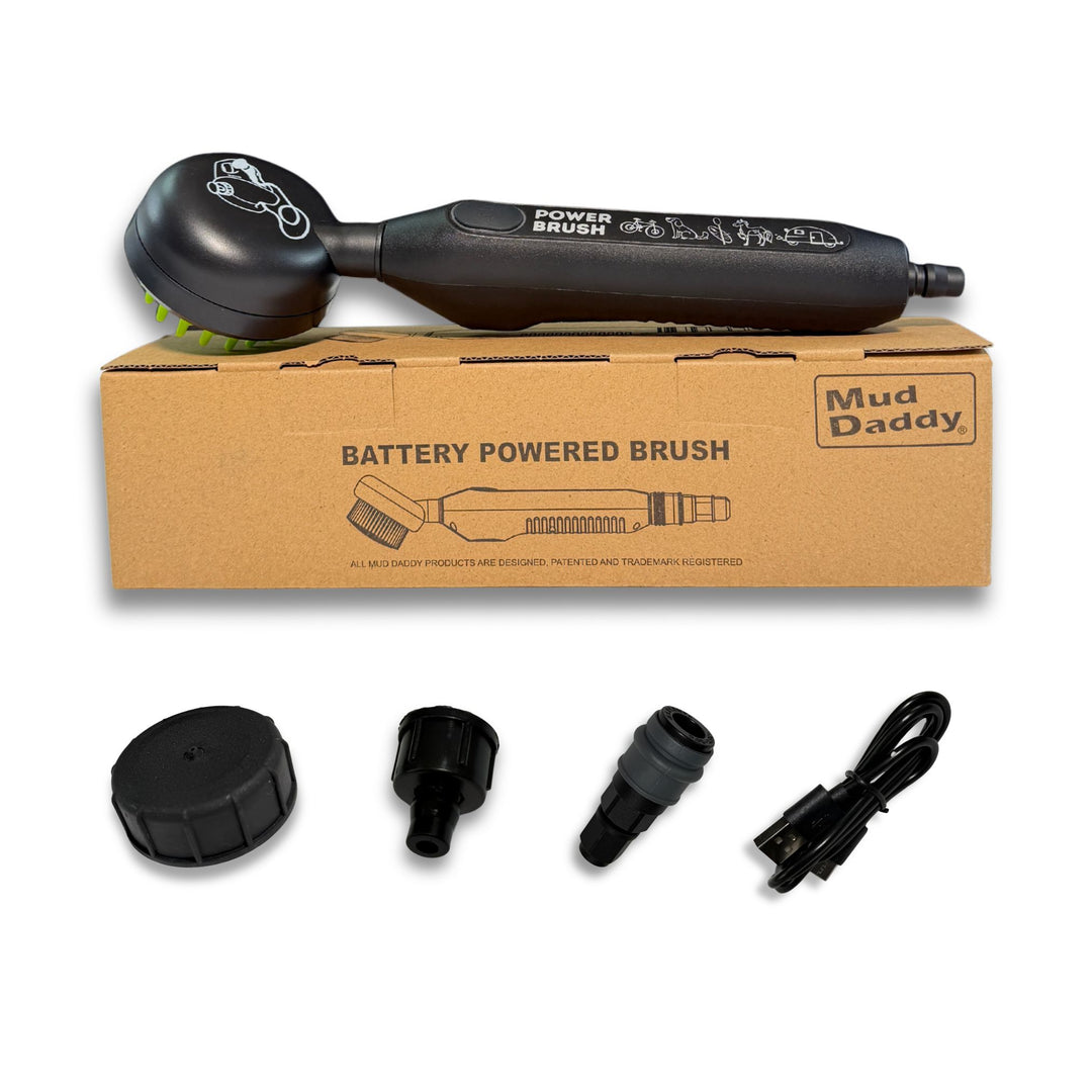 Mud Daddy® POWER+ Power Brush – Battery-Powered Cleaning Brush