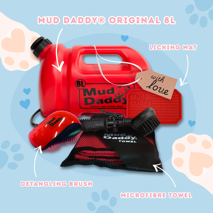 Mud Daddy® 8L Valentine’s Bundle – Outdoor Cleaning for Dog Lovers
