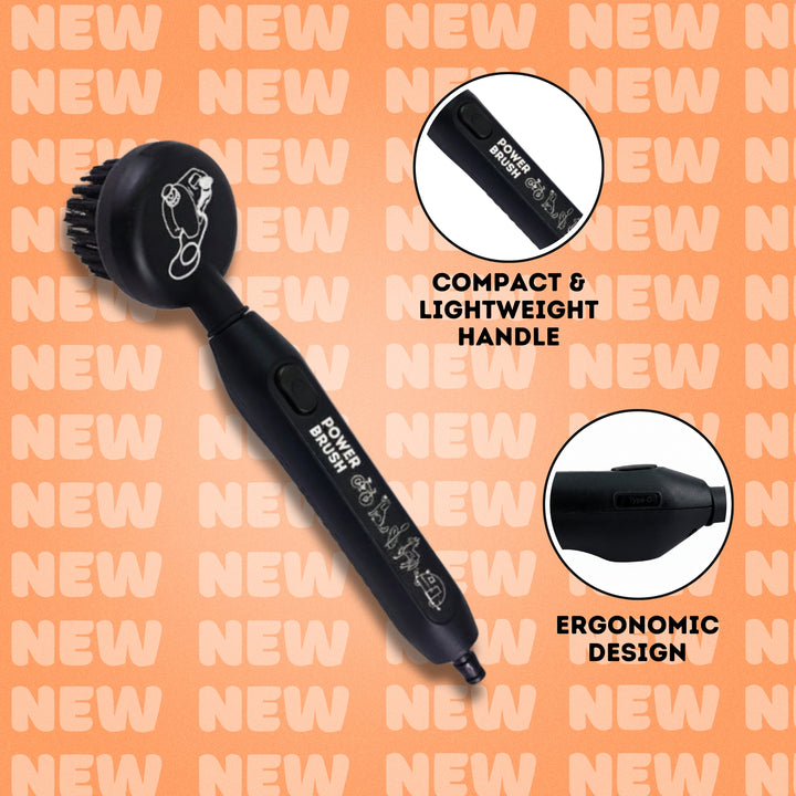 Mud Daddy® POWER⁺ Power Brush – Battery-Powered Cleaning Brush