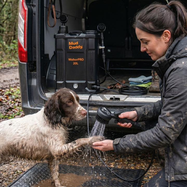 WalkerPRO® 20L Battery-Powered Dog Washer – Professional Grade