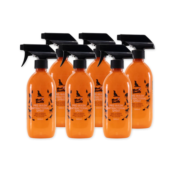 Mud Daddy® Hygienic Prewash Antibacterial Spray 500ml (Pack of 6)