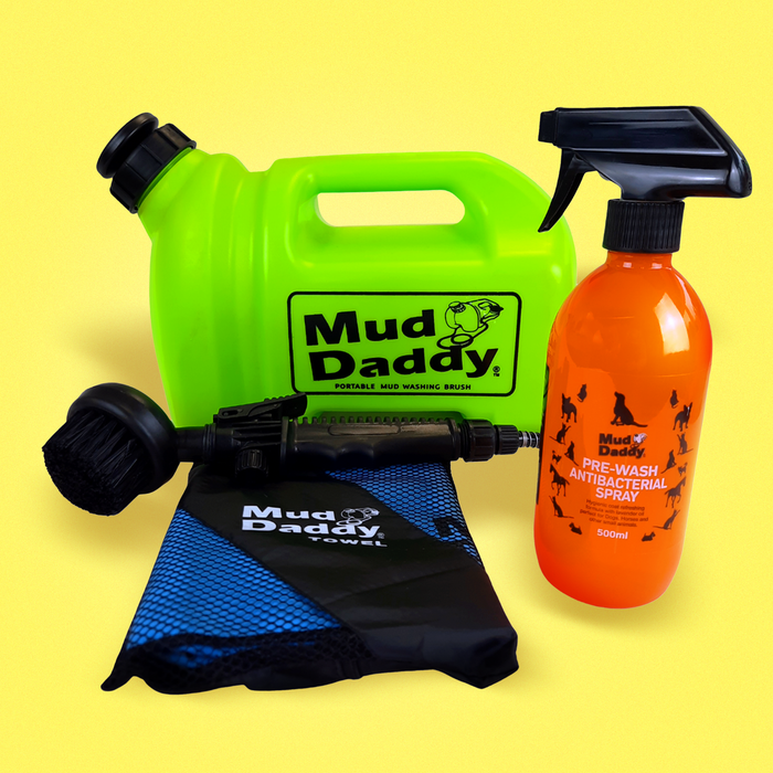 Mud Daddy® 5L Starter Bundle | Original | Portable Pet Washing Device | Muddy Walks | Grooming